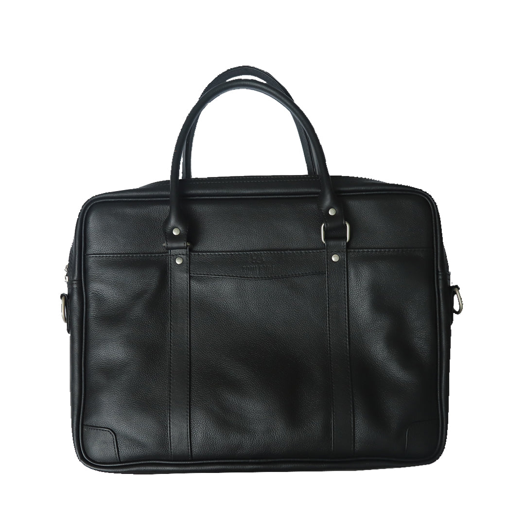 Classic Black Leather Bag - Hopecare Traders