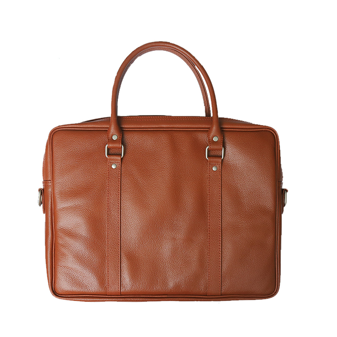 Royal Tan Leather Bag - Hopecare Traders