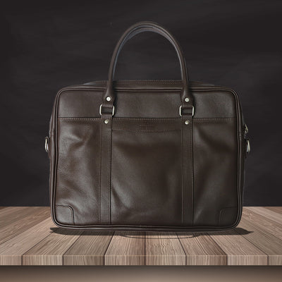 Premium Brown Leather Bag - Hopecare Traders